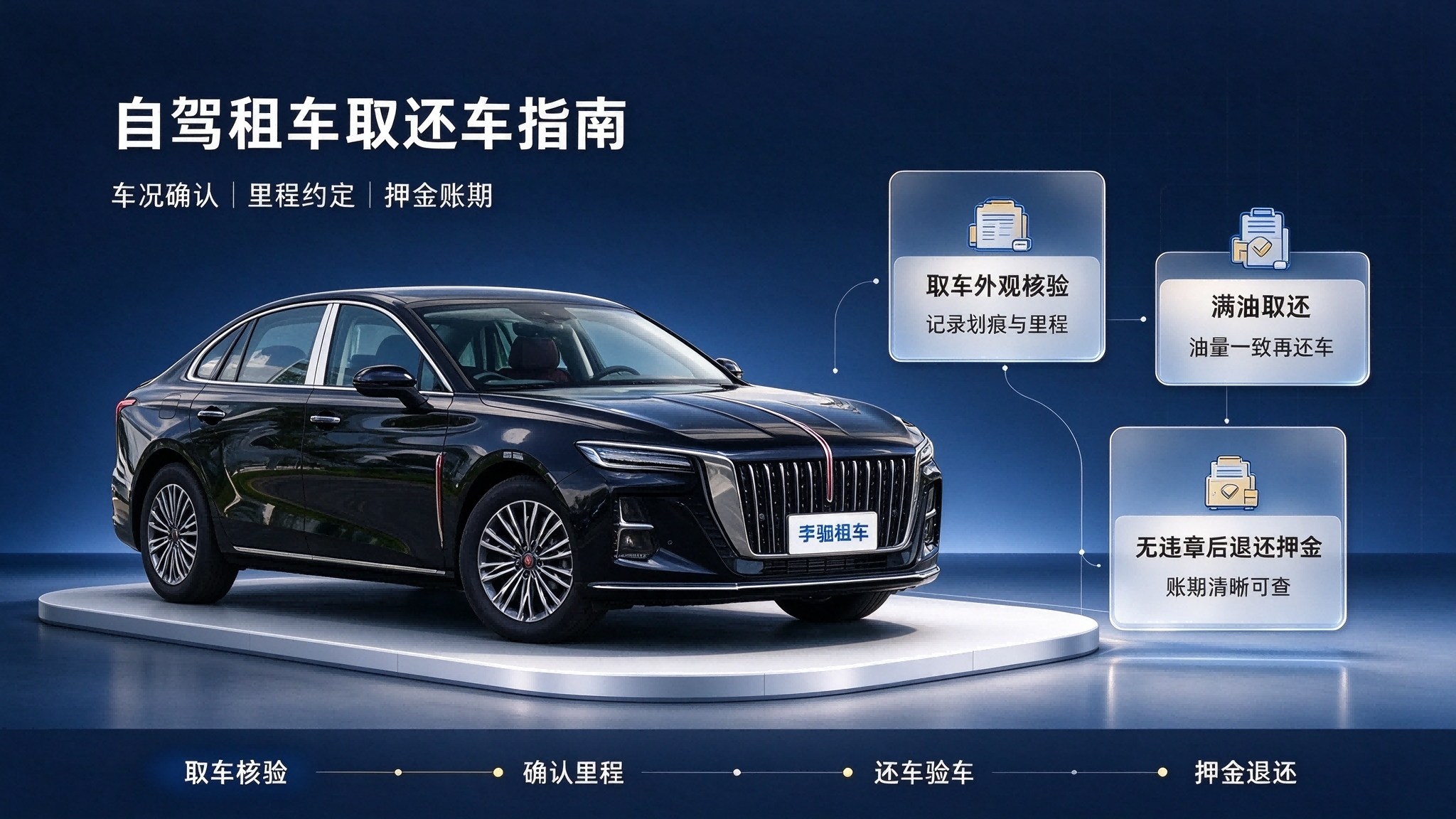 自驾租车取还车要注意什么？车况确认与押金账期